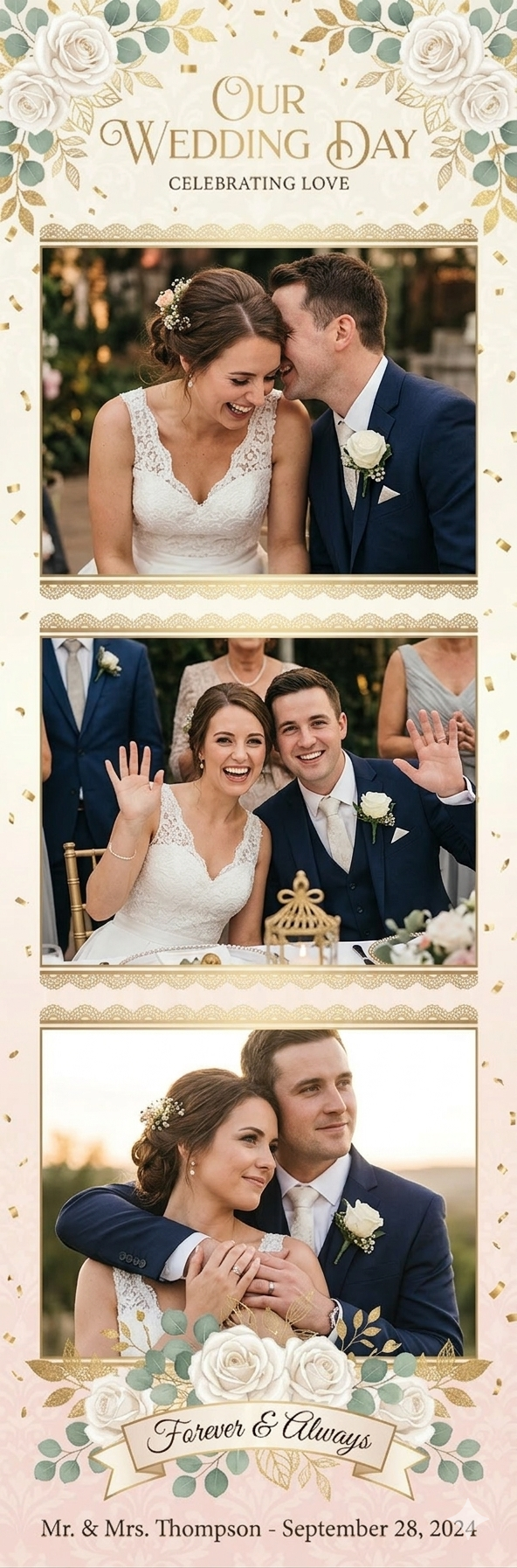 Fotostrip voor de gast