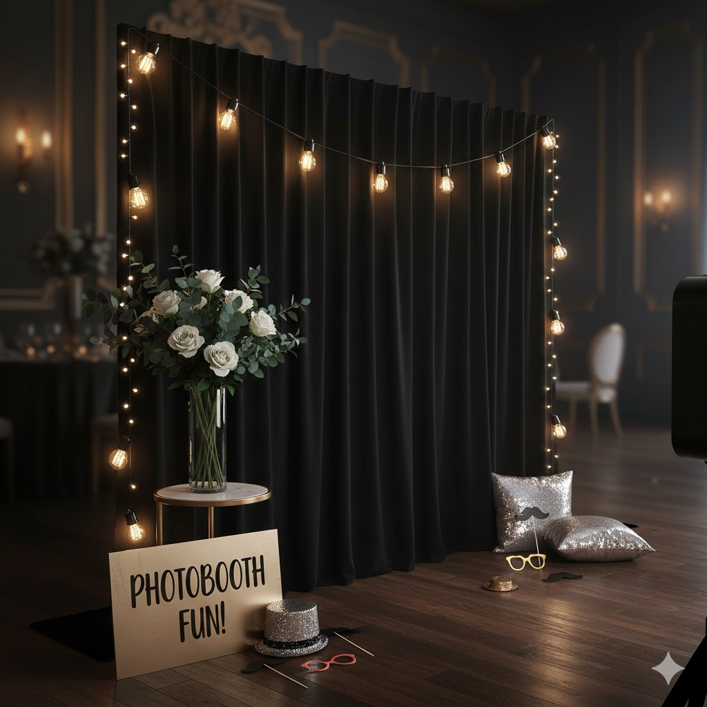 Backdrop Zwart